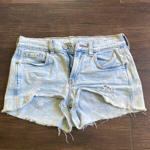 Ripped Jean Shorts